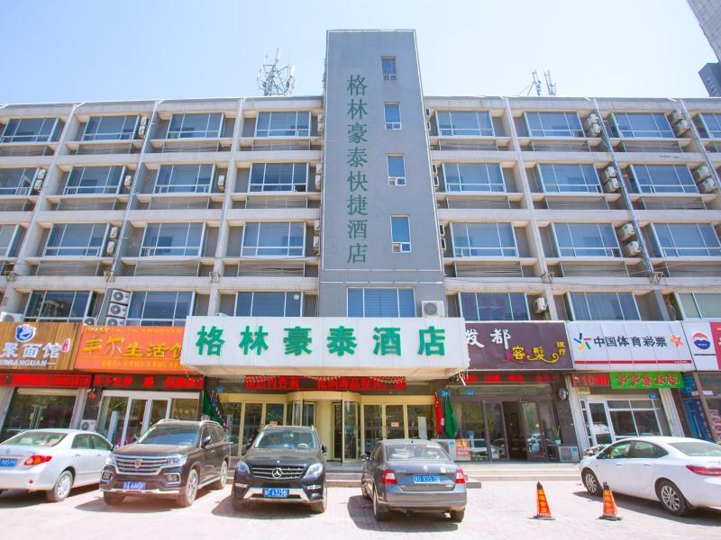 Greentree Inn Shandong Weifang Wanda Plaza Yuhe Road Express Hotel Exterior foto